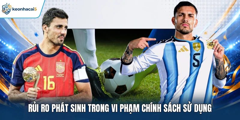 Rủi ro phát sinh trong vi phạm chính sách sử dụng
