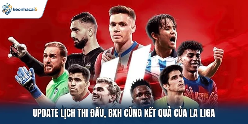 La Liga: Cuộc Đua Điểm Số Và Những Kịch Bản Mới Lạ 2 Update lịch thi đấu, BXH cùng kết quả của La Liga